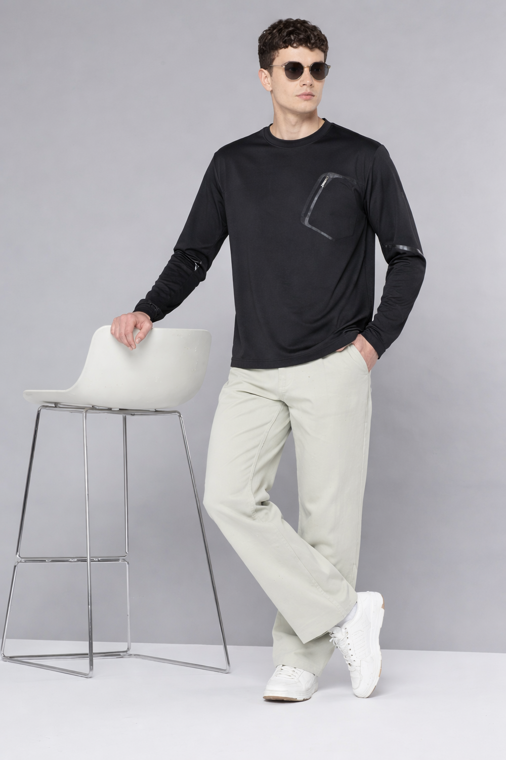 Black Valentino Fabric over sized T-Shirt