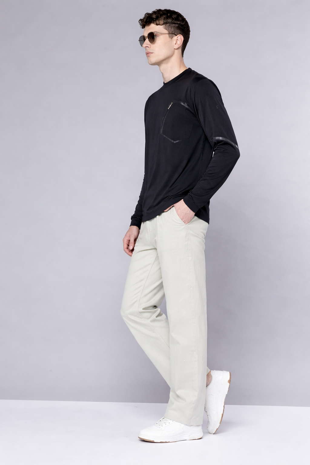 Black Valentino Fabric over sized T-Shirt