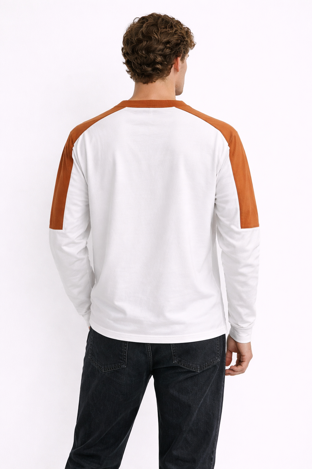 Suede Touch Henley Tee – Cotton Blend