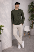 Olive Valentino Fabric over sized T-shirt